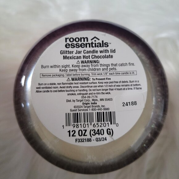 Room Essentials Glitter Mexican Hot Chocolate Candle - Picture 4 of 5